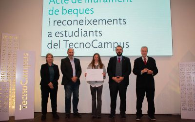 Els estudiants amb millor rendiment acadèmic dels Màsters Universitaris reben les Beques Impulsa al TecnoCampus