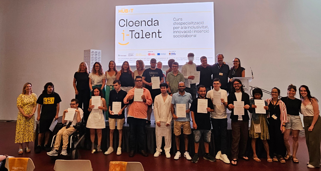 Tancament de la 4a edició del curs I-Talent, que fomenta la integració laboral de joves amb discapacitat intel·lectual