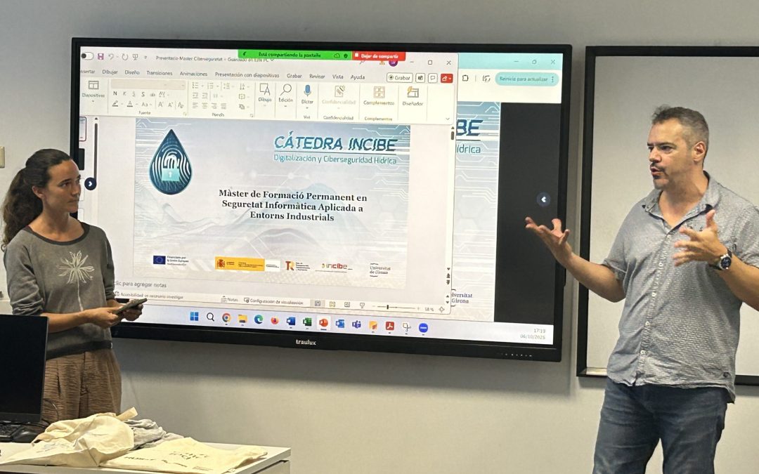 Presentació del Màster de Formació Permanent en Seguretat Informàtica Aplicada a Entorns Industrials